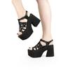 Restyle - Mortelle Plateausandalen - Schwarz Product image